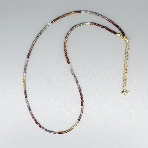 Vista 2 de Gempires - Gargantilla de cristal curativo hecha a mano, hipoalergénica, chapada en oro de 18 pulgadas, elegante joyería de uso diario