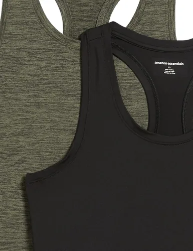 Vista 8 de Tienda Essentials Women's Tech Stretch Racerback Tank Top (Available in Plus Size), Multipacks
