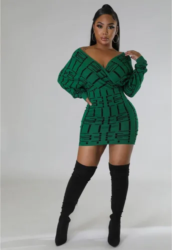Vista 2 de kaimimei Vestido corto con cuello en V para mujer, elegante, sexy, hombros descubiertos, sin espalda, elástico, ajustado, para club, fiesta, cóctel