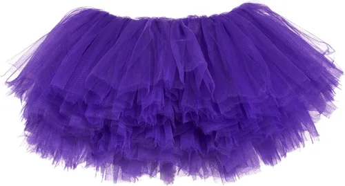 Vista 16 de Falda de ballet, tutu de tul corto en 10 capas para niñas (talla 4 -10 años), por My Lello Agua