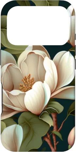 Vista 30 de Carcasa Magnolia Floral para iPhone 17