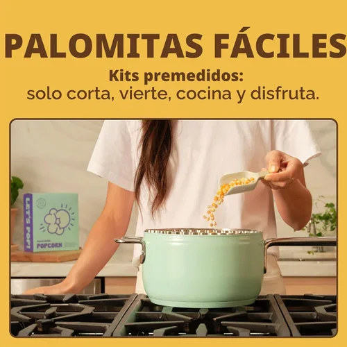 Vista 8 de Popsmith Kits pre-medidos de palomitas de maíz: cinco kits de palomitas de maíz con mantequilla de 4 onzas con aceite de coco con sabor a