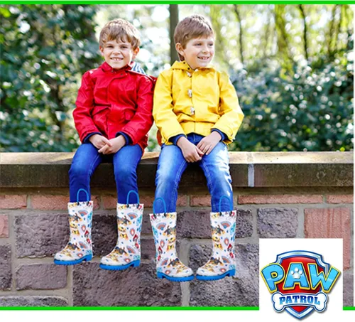 Vista 6 de Nickelodeon Paw Patrol - Botas de lluvia de PVC con estampado de personajes para niños