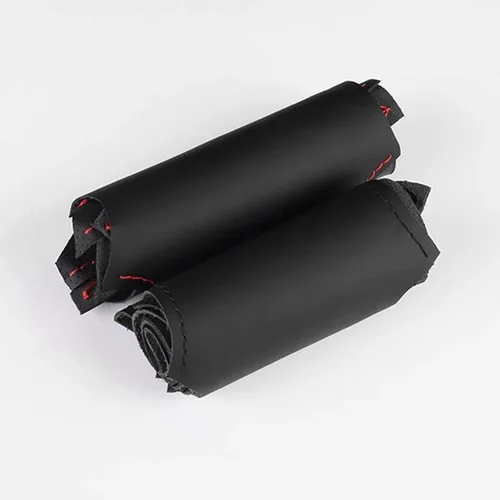 Vista 3 de BORATO Cubierta de volante de gamuza negra para coche, para Kia K3 2013 K2 Rio Ceed Cee'd 2012-2017 Cerato 2013-2017
