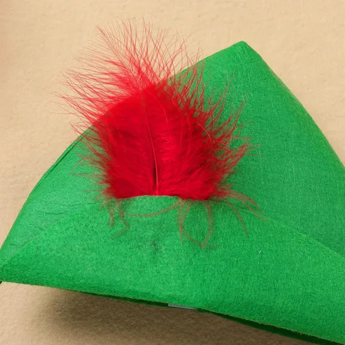 Vista 6 de IMEKIS Disfraz verde de Halloween para bebé, disfraz de Halloween, sombrero con capucha y plumas, cinturón para el primer cumpleaños