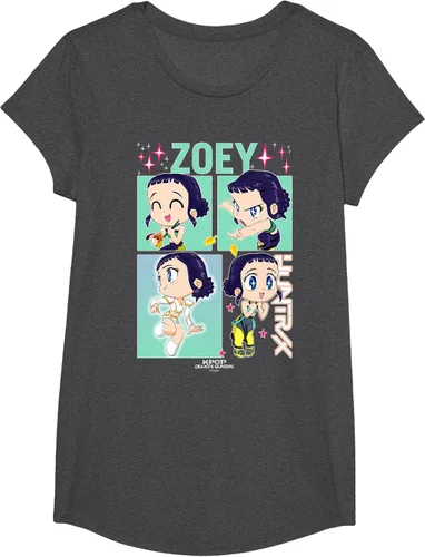 Vista 47 de Kpop Demon Hunters Zoey Camiseta Oficialmente Autorizada
