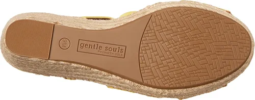 Vista 4 de Gentle Souls by Kenneth Cole Women's Charli X Band - Sandalias de tacón con hebilla de cuña