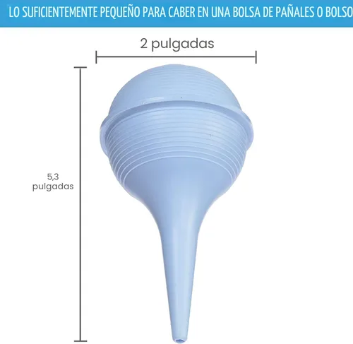 Vista 3 de Aspirador nasal para bebés con forma de jeringa con bulbo y jeringa para la cera de oídos, de Briggs. 2 oz