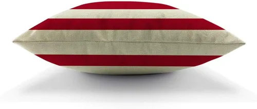 Vista 5 de AOYEGO Funda de almohada decorativa con bandera estadounidense, Día de la Independencia, celebración republicana, democracia, nación, rayas, 18 x 18