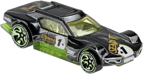 Vista 2 de Hot Wheels Vehículo de identificación, vehículo Driftsta a escala 1:64 con chip NFC integrado, colección Daredevils, juego físico y digital