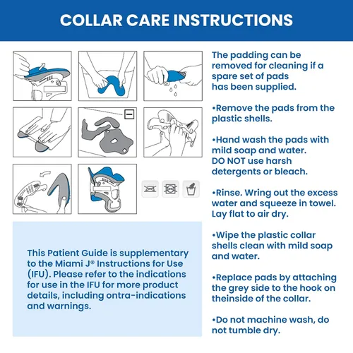 Vista 7 de Ossur Miami J Collar Cervical para el Cuello - Soporte para el Cuello para Alivio del Dolor y Apoyo Collar Cervical para Dolor de Cuello y Apoyo