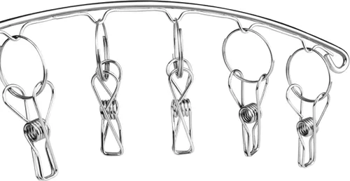 Vista 4 de Toplife Percha de ropa con 10 clips, juego de 4 tendederos (interiores)