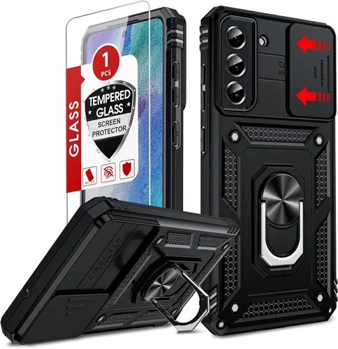 Vista 211 de LeYi Funda para Moto G Stylus 2022 4G (no compatible con 5G), funda para Moto G Stylus con 2 protectores de pantalla, funda protectora de grado Oro