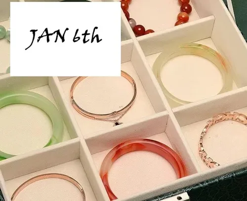 Vista 7 de Organizador de joyero caja de almacenamiento grande de 2 capas caja de joyería de cuero sintético para mujeres para almacenar anillos aretes