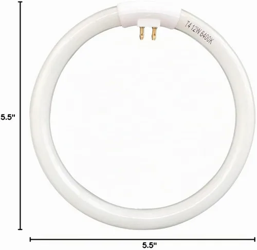 Vista 6 de Bombilla de repuesto T4 de 12W para espejo de maquillaje Conair, lámpara fluorescente circular de 5.5