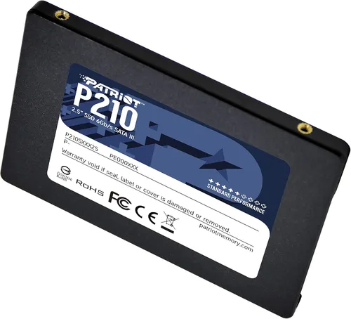 Vista 4 de Patriot Memory P210 SATA 3 128GB SSD de 2,5 pulgadas Unidad de estado sólido interno - P210S128G25 Factor de forma: 2.5 Pulgadas; Interfaz: SATA 3.