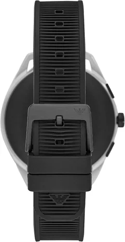 Vista 2 de Emporio Armani - Smartwatch 3 con tecnología Wear OS de Google con altavoz frecuencia cardíaca GPS NFC y notificaciones de celular inteligente Negro