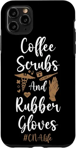 Vista 13 de iPhone 16 CNA Nurse Certified Nursing Assistant Coffee Coffee Scrubs & Case