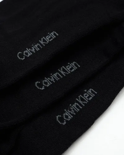 Vista 4 de Calvin Klein Calcetines para mujer - Calcetines de cuello redondo (paquete de 3)