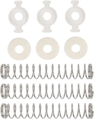 Vista 5 de Kit de reparación de trompeta: botones de dedo, tapa de válvula, tornillo, llave de válvula de drenaje, resorte de pistón