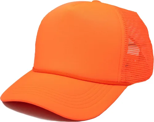 Vista 37 de Funky Junque Sombrero de camionero ligero Snapback de espuma de malla en Negro/Negro