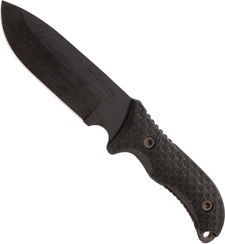Vista 6 de Schrade Delta Class Bedrock Sheepsfoot Fixed Blade with 10.4in Stainless Steel Blade, TPE Handle for Outdoor Survival, Camping, Bushcraft
