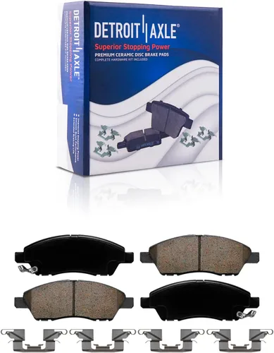 Vista 147 de Detroit Axle - Pastillas de Freno Traseras de Cerámica Izquierda Reemplazo de Pinza para Silverado Sierra Suburban 1500 Tahoe Yukon Escalade ESV EXT