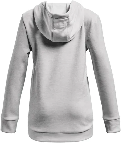 Vista 2 de Under Armour Armourfleece - Sudadera con capucha y logo grande iridiscente para niña