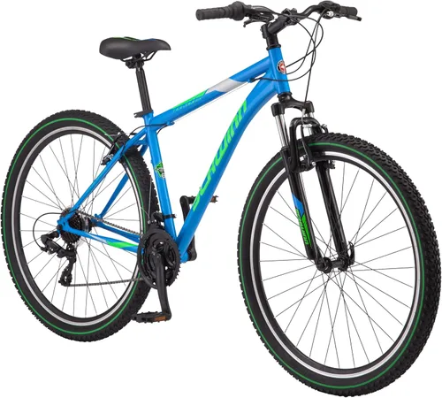 Vista 18 de Schwinn High Timber - Bicicleta de montaña para jóvenes y adultos hombres mujeres niños niñas, ruedas de 24 a 29 pulgadas, 7 o 21 velocidades