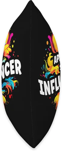 Vista 2 de Accesorios y Ropa Divertida Para Influencers Fun Design Move Over, I'm an Influencer. Almohada de tiro (16 x 16 pulgadas), multicolor