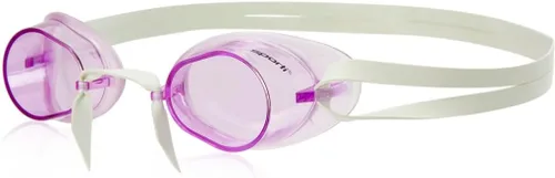Vista 13 de Sporti Gafas de natación unisex para adultos, antiempañamiento sueco/sueco premium/sueco espejo + correa elástica