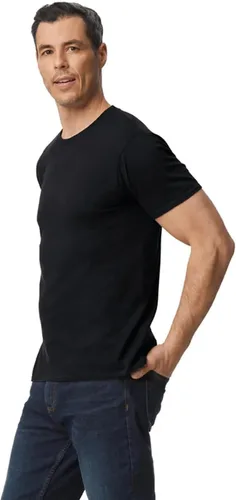 Vista 3 de Gildan Camiseta de algodón Softstyle para hombre, estilo G64000, paquete múltiple