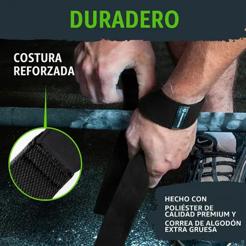 Vista 6 de Gradient Fitness Correas de levantamiento Correas de muñeca para levantamiento de pesas, correas de levantamiento de pesas, correas