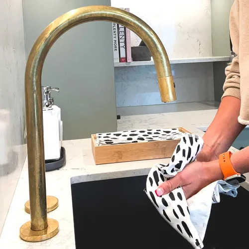 Vista 5 de Toallas de papel reutilizables, paquete de 10 unidades, rollo de toallas de papel de algodón lavables, servilletas reutilizables sin papel