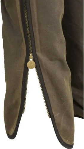 Vista 3 de Outback Trading - Unisex Oilskin Chaps bronce