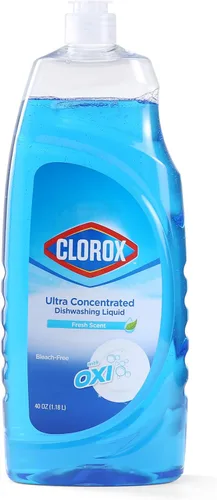 Vista 6 de Clorox Jabón para platos ultra concentrado con OXI, flor de manzana, 26
