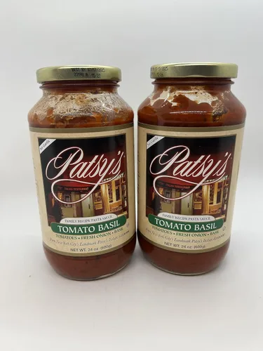 Vista 7 de Patsy's Salsa de pasta italiana, albahaca de tomate (caja de 6)