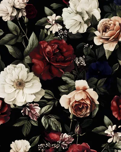 Vista 13 de Papel tapiz floral de hongos rosados para despegar y pegar, papel de contacto bohemio con hojas verdes claras, acuarela, colorido mural de pared