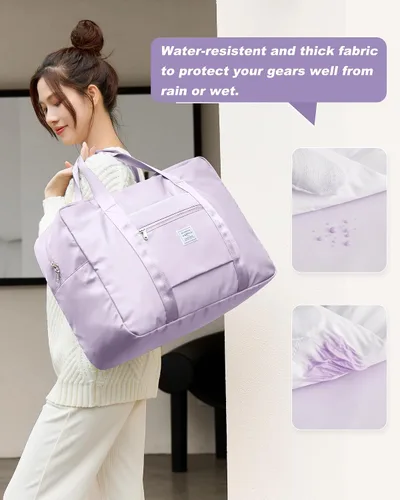 Vista 4 de Bolsa de viaje para artículos personales de Spirit Airlines de 18 x 14 x 8 pulgadas, bolsa de viaje debajo del asiento, equipaje de mano plegable
