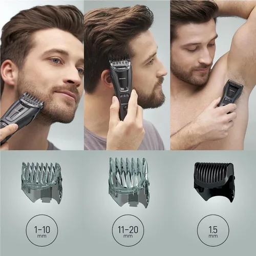 Vista 3 de Panasonic ER-GB62 Cortadora de barba y cabello con 39 niveles de corte