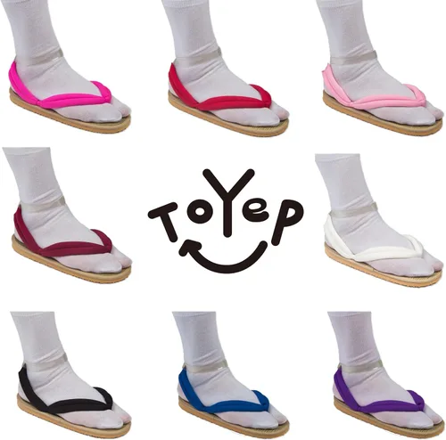 Vista 2 de Zapatos de zuecos unisex de anime para cosplay, accesorio de cosplay japonés Oshitari