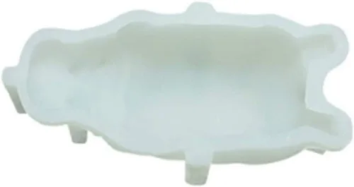 Vista 2 de Molde de silicona con forma de hipopótamo, moldes de pastel de animales 3D, molde de resina para velas de arcilla, molde de jabón para fondant