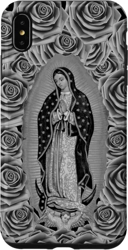 Vista 11 de Funda para iPhone 14 Pro Max Our Lady Virgen De Guadalupe Virgen María Floral
