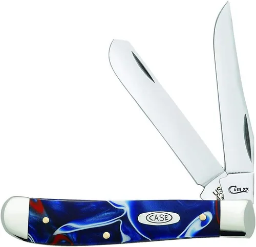 Vista 14 de Case XX WR - Navaja de bolsillo Mini Trapper de hueso ámbar, artículo #013 - (6207 SS) - Longitud cerrada: 3 1/2 pulgadas