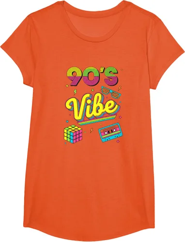 Vista 73 de 90s Nostalgia Retro Apparel - 90'S Vibe Retro T-Shirt Negro