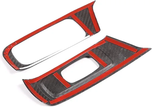 Vista 7 de Ajuste para Porsche 911 718 LHD 2013-2021 Accesorios interiores de fibra de carbono real para puerta de automóvil, panel de interruptor de control