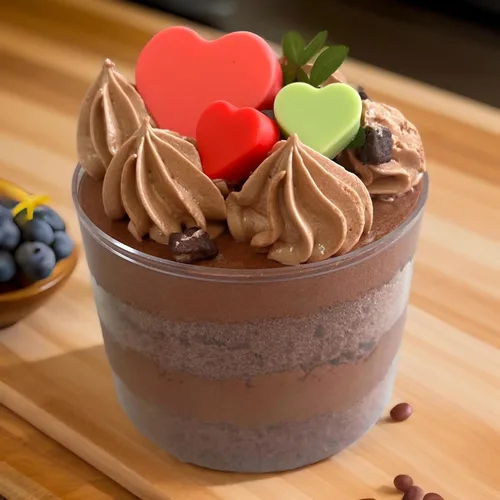 Vista 3 de Moldes de silicona con forma de corazón para gomitas, dulces, chocolate, pequeños moldes caseros con raspador (1 unidad de corazón)