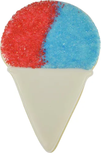 Vista 3 de R&M - Cortador de galletas con forma de cono de nieve (3,75 pulgadas), acero inoxidable
