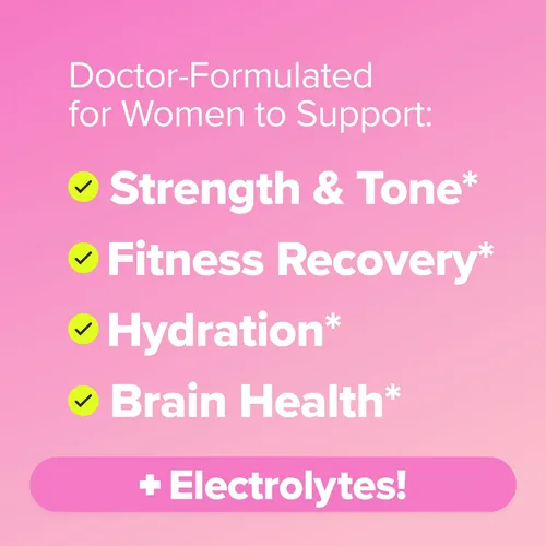 Vista 2 de FLO - Creatina + electrolitos para mujer para fuerza y tono, 30 porciones