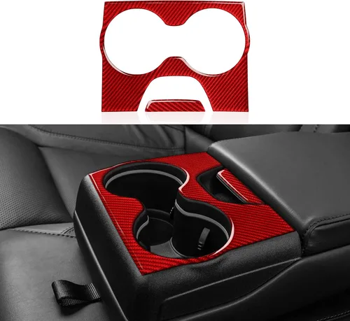 Vista 20 de Para 2011 2012 2013 2014 Dodge Charger Accesorios Consola central Aire Acondicionado Interruptor de Volumen Panel de Fibra de Carbono Pegatina